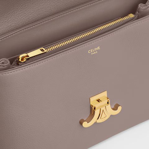 117523FXK-10BL_4_SS24_W.jpg CELINE MEDIUM NINO BAG IN SUPPLE GRAINED CALFSKIN