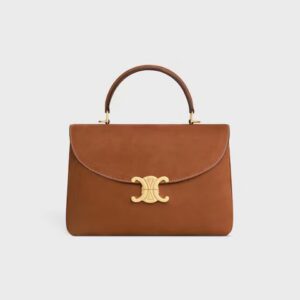 117523GR5-02CM_1_FALL25_W.jpg CELINE MEDIUM NINO BAG IN NUBUCK CALFSKIN