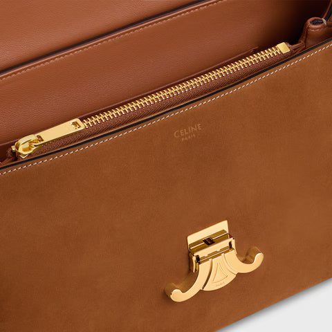 117523GR5-02CM_4_FALL25_W_ad29a940-7826-4ca3-8cc2-154a35b33ba3.jpg CELINE MEDIUM NINO BAG IN NUBUCK CALFSKIN