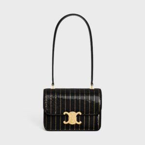 118052GQY-38NG_1_FALL25_W.jpg CELINE TEEN GARANCE bag IN STRIPED SEQUINS