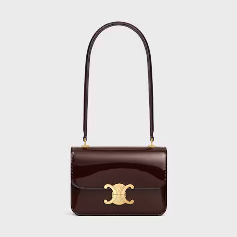 118053FYE-19DK_1_FW24_P1_W.jpg CELINE TEEN GARANCE bag in PATENT CALFSKIN