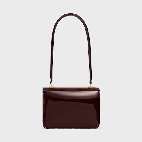 118053FYE-19DK_3_FW24_P1_W.jpg CELINE TEEN GARANCE bag in PATENT CALFSKIN
