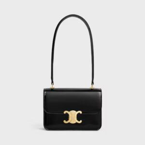 118053FYE-38NO_1_FW24_P1_W.jpg CELINE TEEN GARANCE bag in PATENT CALFSKIN