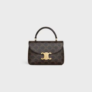 118112FRH-04LU_1_FW24_P1_W_54de6ff9-e70b-4ce9-8430-5416d798a85a.jpg CELINE TEEN NINO BAG IN Triomphe Canvas