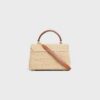 118112GNQ-02NT_3_SUM25_W.jpg CELINE TEEN NINO BAG IN Raffia and calfskin