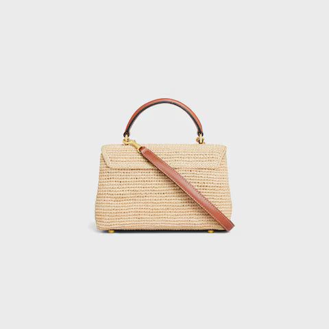 118112GNQ-02NT_3_SUM25_W.jpg CELINE TEEN NINO BAG IN Raffia and calfskin
