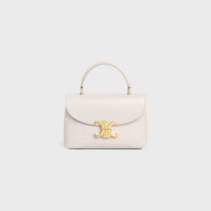 118113GG2-01RC_1_SPR25_P1_W.jpg CELINE TEEN NINO BAG IN SMOOTH SATINATED CALFSKIN