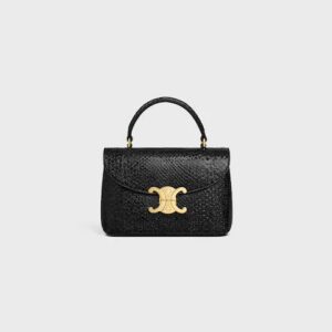 118114GR7-38LX_1_FALL25_W.jpg CELINE TEEN NINO BAG IN GLITTER PYTHON