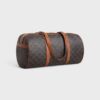 118582FQM-04LU_2_FW24_P1_W.jpg CELINE GYM BAG in TRIOMPHE CANVAS & CALFSKIN
