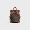 118702CAS-04LU_3_SPR25_P1_W.jpg CELINE BACKPACK CELINE BONNIE IN Triomphe Canvas and calfskin