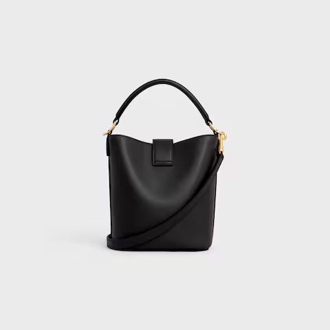 119173FX9-38NO_3_FW24_P1_W.jpg CELINE SMALL BUCKET LOUISE IN SMOOTH CALFSKIN.
