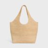 119632GP6-02NT_3_SUM25_W.jpg CELINE Celine Classic Panier Shopper Cabas IN RAFFIA AND CALFSKIN