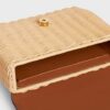119672FUO-02NT_4_SUM25_W_a5316ded-95d3-4145-b726-bde80928bf8e.jpg CELINE TEEN GARANCE BAG IN WICKER AND NATURAL CALFSKIN