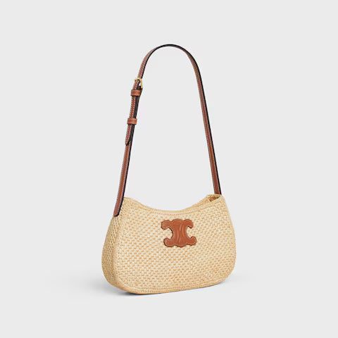 119722GNR-02NT_2_SUM25_W_85352af3-05a1-4050-9d0b-d66fa954aa28.jpg CELINE MEDIUM TILLY BAG IN RAFFIA AND CALFSKIN