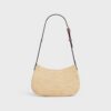 119722GNR-02NT_3_SUM25_W.jpg CELINE MEDIUM TILLY BAG IN RAFFIA AND CALFSKIN