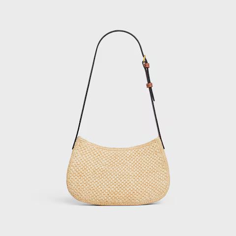 119722GNR-02NT_3_SUM25_W_26220020-2103-4418-9825-4ba067e59cfe.jpg CELINE MEDIUM TILLY BAG IN RAFFIA AND CALFSKIN