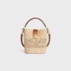 119742GNS-02NT_1_SUM25_W_440fd112-7c16-4cf9-bf63-15447fb9a66e.jpg CELINE SMALL LOUISE BUCKET IN RAFFIA AND CALFSKIN