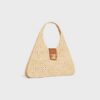 119772GP4-02NT_2_SUM25_W.jpg CELINE CABAS TRIANGLE IN RAFFIA AND CALFSKIN