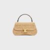 119862ETU-02NT_1_SUM25_W.jpg CELINE TEEN CELINE LOLA IN RAFFIA EFFECT TEXTILE