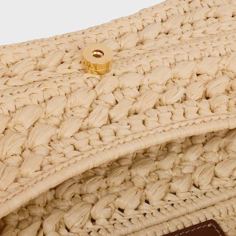 119862ETU-02NT_4_SUM25_W.jpg CELINE TEEN CELINE LOLA IN RAFFIA EFFECT TEXTILE
