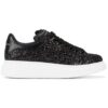 12015590_9382859_1000.jpg Alexander Mcqueen Oversized glitter lace-up sneakers