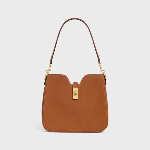 120693GR5-02CM_1_FALL25_W.jpg CELINE SMALL CAMILLE 16 SOFT BAG IN NUBUCK CALFSKIN