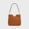 120693GR5-02CM_3_FALL25_W.jpg CELINE SMALL CAMILLE 16 SOFT BAG IN NUBUCK CALFSKIN
