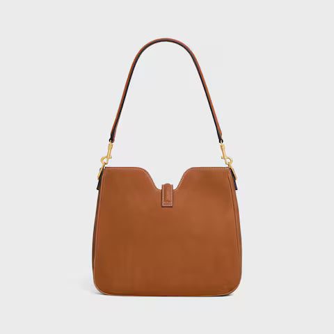 120693GR5-02CM_3_FALL25_W_28bb7c73-fa8f-4ee5-aba5-740b51a02edd.jpg CELINE SMALL CAMILLE 16 SOFT BAG IN NUBUCK CALFSKIN