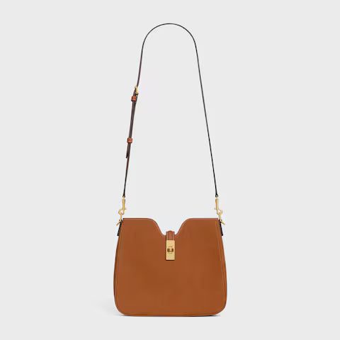 120693GR5-02CM_4_FALL25_W.jpg CELINE SMALL CAMILLE 16 SOFT BAG IN NUBUCK CALFSKIN