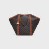 121572GQC-04LU_1_SUM25_W_V2.jpg CELINE LARGE CABAS IN Triomphe canvas and calfskin