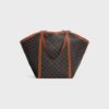 121572GQC-04LU_3_SUM25_W_V2.jpg CELINE LARGE CABAS IN Triomphe canvas and calfskin