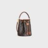 121672CAS-04LU_2_SUM25_W.jpg CELINE TEEN CLARA BAG IN Triomphe Canvas and calfskin