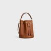 121673DPJ-04LU_2_FALL25_W.jpg CELINE TEEN CLARA BAG IN SUPPLE GRAINED CALFSKIN