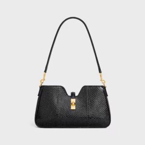 122074GR7-38LX_1_FALL25_W.jpg CELINE SHOULDER CAMILLE 16 SOFT IN PYTHON GLITTER