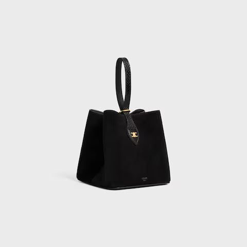 CELINE SMALL AMBER IN SUEDE AND PYTHON EFFECT CALFSKIN