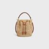 122622GTO-02NT_1_FALL25_W.jpg CELINE TEEN CLARA BAG IN RAFFIA AND CALFSKIN
