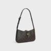 CELINE TINA SHOULDER BAG IN Triomphe canvas
