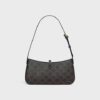 CELINE TINA SHOULDER BAG IN Triomphe canvas
