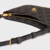 CELINE TINA SHOULDER BAG IN Triomphe canvas