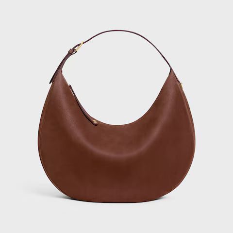 123133GUQ-18CH_1_WIN25_W_V1.jpg CELINE LARGE CELINE LULU IN GRAINED NUBUCK CALFSKIN