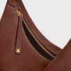 123133GUQ-18CH_4_WIN25_W_V1.jpg CELINE LARGE CELINE LULU IN GRAINED NUBUCK CALFSKIN