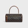 123882GQC-04LU_1_WIN25_W_V1_9d0c52b5-12a1-45fb-b5cd-36bf3510fb6d.jpg CELINE CYLINDER BAG IN Triomphe canvas and calfskin