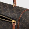 123882GQC-04LU_4_WIN25_W_V1.jpg CELINE CYLINDER BAG IN Triomphe canvas and calfskin