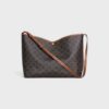 123912GXC-04LU_1_WIN25_W_V2.jpg CELINE SOFT SHOPPER BAG IN Triomphe Canvas and Calfskin