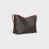 123912GXC-04LU_2_WIN25_W_V2_41da0c06-a921-4410-819e-418698246a14.jpg CELINE SOFT SHOPPER BAG IN Triomphe Canvas and Calfskin