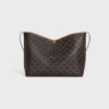 123912GXC-04LU_3_WIN25_W_V2_18c30431-fd6a-4c69-8a57-6e67e8f6086f.jpg CELINE SOFT SHOPPER BAG IN Triomphe Canvas and Calfskin