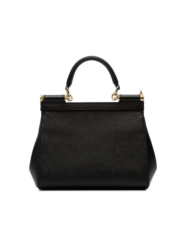 Dolce & Gabbana  black sicily small leather bag