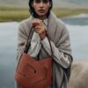 Polène Nodde Hobo Edition Smooth Cognac