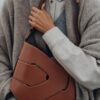 Polène Nodde Hobo Edition Smooth Cognac