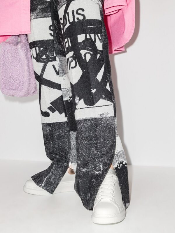 Alexander McQueen Oversized leather sneakers